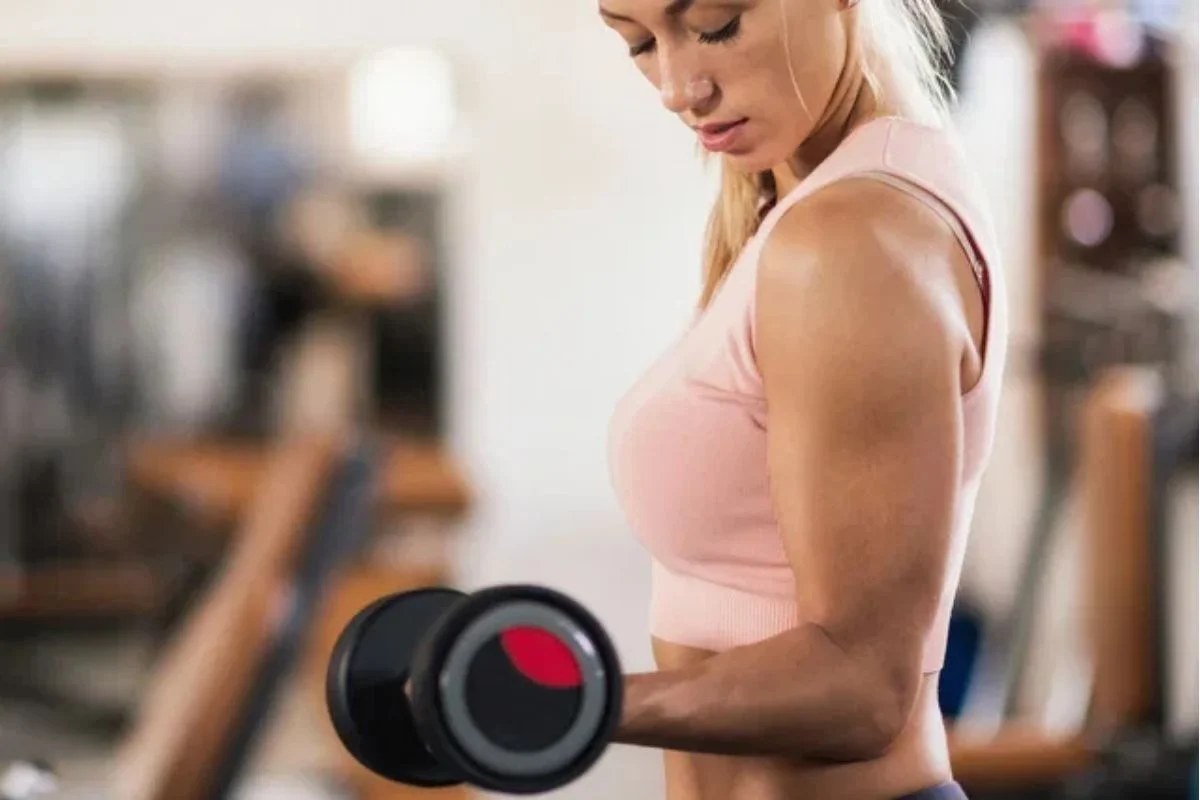massa muscular feminina